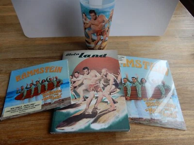 4 x RAMMSTEIN MEIN LAND VINYL CD HEFT POSTKARTEN TOUR BECHER SET KONVOLUT OVP - Bild 1 von 4