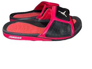 Nike Air Jordan Slides Men’s Hydro 2013 Red Black Solarsoft Comfort Sandal 7(US) - Picture 1 of 8