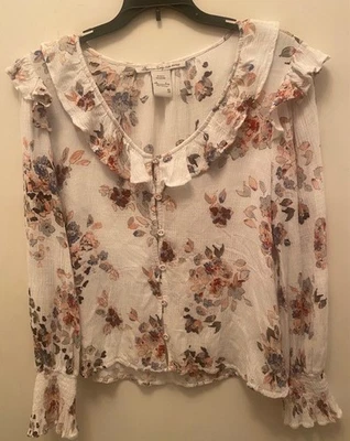 Top floral bohemio American Rag para mujer talla S Foto 1 de 4