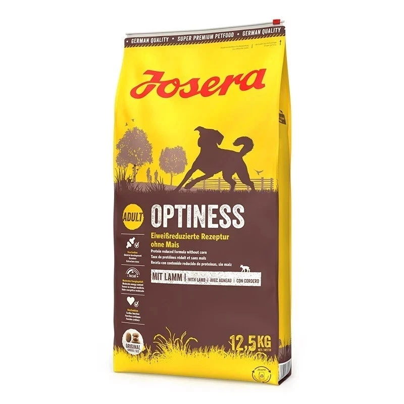 12,5 kg JOSERA Optiness mit Lamm ohne Mais adulte normal aktive Hunde + Geschenk - Bild 1 von 1