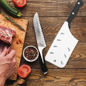  Manga de cortador de chef Cortador de cocina Protector de bordes Agujeros huecos Cuchillas de corte - Imagen 1 de 12