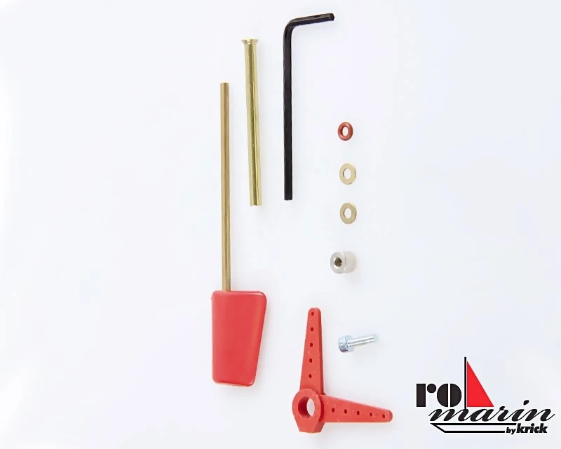 Krick ro1479, Rudergarnitur klein 25 x 32 mm mit Gummidichtung - Bild 1 von 1