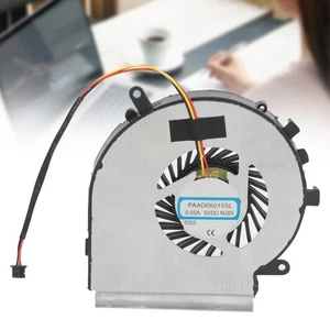 CPU Cooling Fan 3‑Wire 5V For GE62 GE72 PE60 PE70 GL62 GL72 Computer Acc NEW - Afbeelding 1 van 12