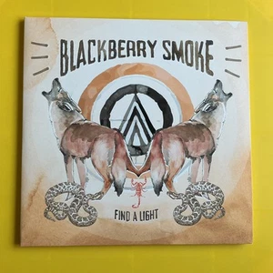 BLACKBERRY SMOKE FIND A LIGHT - 2 x BLACK VINYL HANDSIGNED INSERT, MOLLY HATCHET - Picture 1 of 8