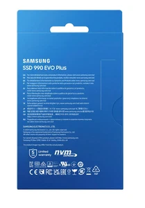 Samsung - 990 EVO PLUS 2TB PCIe 5.0 x2 M.2 Internal SSD New MZ-V9S2T0B/AM - Photo 1/5