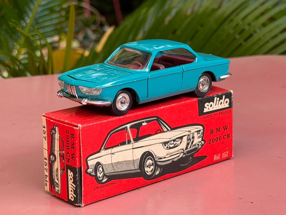 SOLIDO BMW 2000 CS Neuf en Boite d'origine Réf. 157 Mint in Box - Photo 1/4