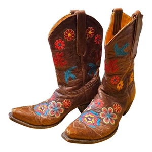 Old Gringo Checruda LOVE Botas de Vaquero Occidentales Bordadas para Mujer 8B RANDY ROGERS - Imagen 1 de 23
