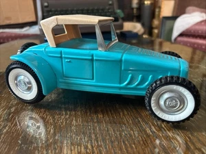 Coche de juguete vintage de acero prensado de nylint Ford Hot Rod azul turquesa - Imagen 1 de 11
