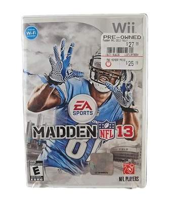 Madden NFL 13 (Nintendo Wii, 2012) Excellent Disk - Manual Included - Image 1 of 4