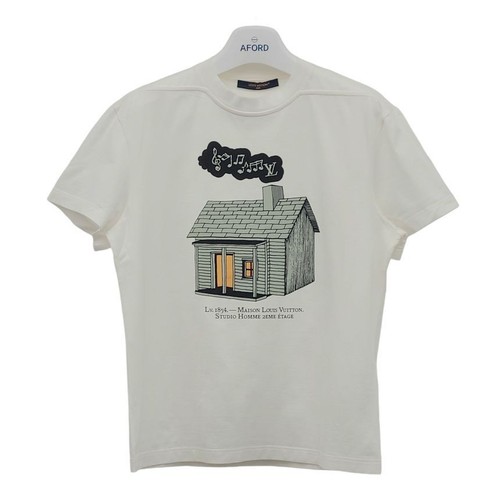 LOUIS VUITTON（LV） T shirt Louis Vuitton [XS] stampa Maison mai usata LOA092518 114583598