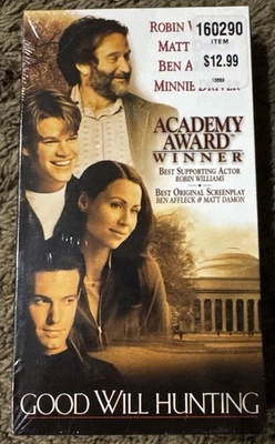 SEALED NEW Good Will Hunting 1997 VHS Matt Damon, Robin Williams - Image 1 of 2