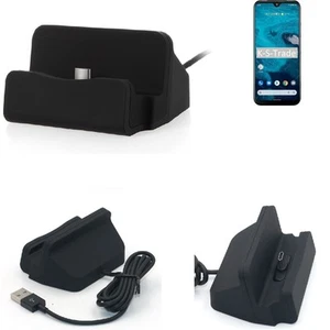 USB typ-C Dockingstation für Kyocera Android One S9 Ladestation Tisch-Ständer  - Bild 1 von 6