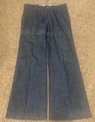 РЕДКИЕ винтажные 70-х Levi's Panatela Bell низ расклешенный диско джинсы брюки джинсовой ткани мужской - Изображение 1 из 4