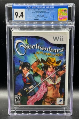 Onechanbara Bikini Zombie Slayers Nintendo Wii Sealed New CGC 9.4 A+ Graded - Image 1 of 2
