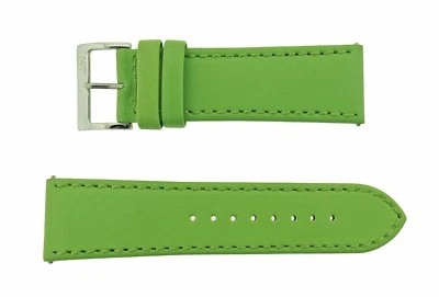 Correa de reloj Curtis de cuero genuino color verde tropical con hebilla auténtica 24 mm Foto 1 de 2