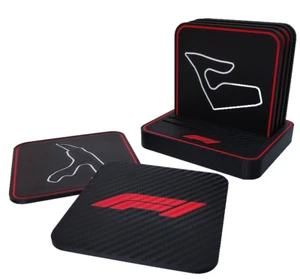Formula 1 Coaster With Holder - Picture 1 of 4