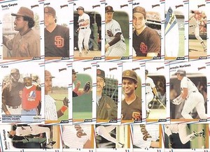 Big lot of (8) San Diego Padres Team Sets 87 to 2012 Tony Gwynn Roberto Alomar
