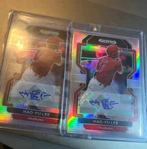 (1) One 2022 Panini Prizm Draft Refractor Hao Yu Lee RC AUTO Tigers - Picture 1 of 1