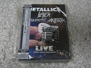 METALLICA THE BIG 4 LIVE FROM SOFIA, BULGARIA RARE OOP JAPAN 5 SHM CD+2 DVD BOX - Imagen 1 de 1