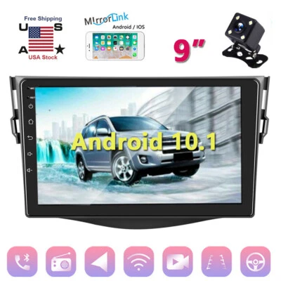 For Toyota RAV4 2007-2011 9" Android 11.0 Car Radio Stereo GPS WiFi MP5 Player - Image 1 of 4