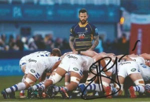 WORCESTER WARRIORS RUGBY UNION: FRANCOIS HOUGAARD SIGNED 6x4 ACTION PHOTO+COA - Picture 1 of 1