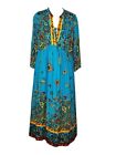 Free People Dress Women's XS Teal Green  If You Only Knew Midi Floral Boho 