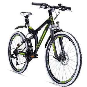 26 Zoll Mountainbike Bergsteiger Phoenix 21x Shimano Scheibenbremsen Fully MTB - Bild 1 von 11