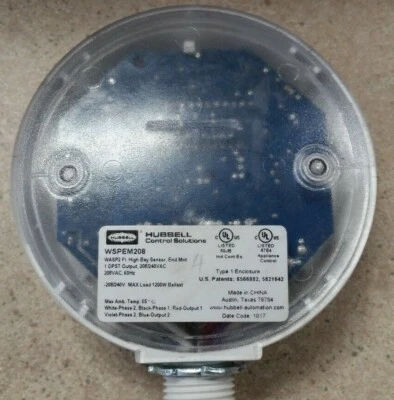 Hubbell Control Solutions WSPEM208 银色 — 第 1/2 张图片