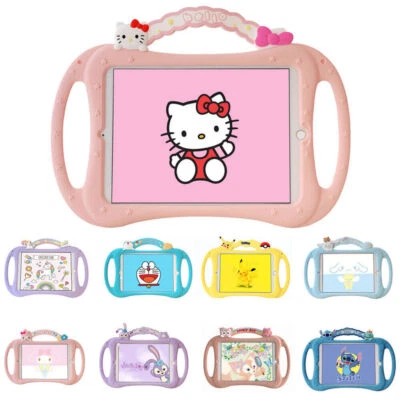 Girl Boy Kids Shockproof Case For iPad 5 6 7 8 9 10.2 Air 2 3 4 Mini Pro 11 2022 - Image 1 of 4