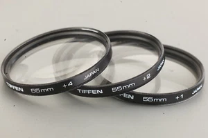 Tiffin 52mm close-up lens set +1 +2 +4 with case AWESOME shape!! Free Shipping - Picture 1 of 2