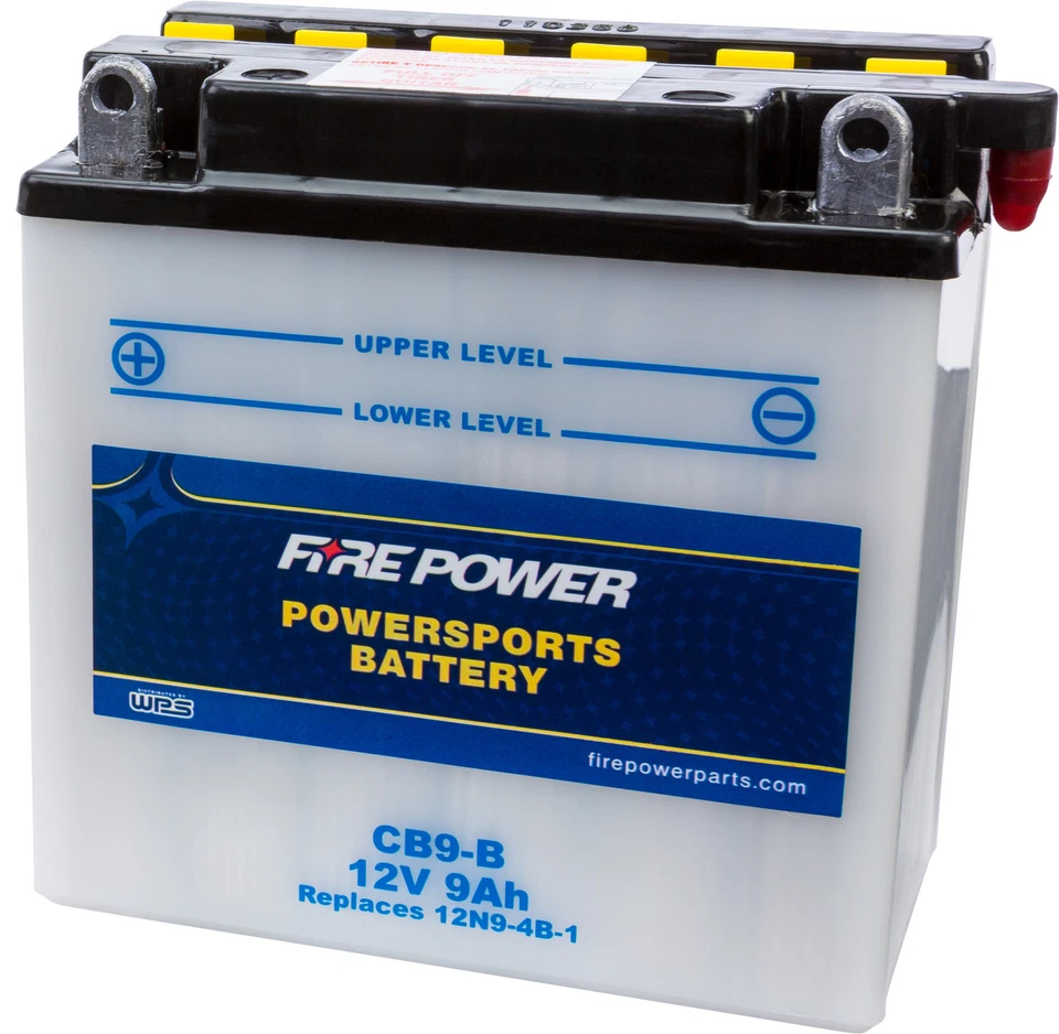 12V Heavy Duty Battery Fire Power CB9-B Replaces YB9-B Foto 1 de 1