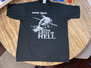 Lucio Fulci horror movie T-shirt, Gates of Hell, Zombi zombie cult film, Large - Picture 1 of 5