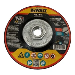 DeWalt DWA8957H 4-1/2" x .045" x 5/8"-11 T27 XP Mini Hub Cutting Wheel (10 pack) - Picture 1 of 5
