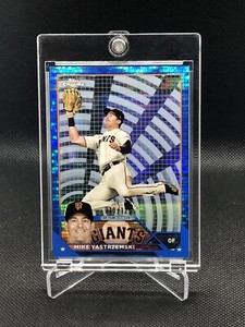 Mike Yastrzemski - 2023 Topps Chrome #111 - Blue Sonar Refractor - SP /125