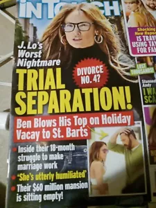 In Touch J. Lo's Worst Nightmare Trial Separation - Picture 1 of 1