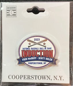 2023 National Baseball Hall of Fame Induction Pin Fred McGriff & Scott Rolen - Picture 1 of 3