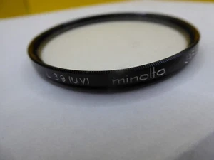 Minolta UV-Filter 55mm Filter AC L39 (UV) ORIGINAL safety protection - Picture 1 of 3