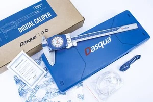 Dasqua Combined Dial & Digital Caliper (IP67) 0-150 mm / 0-6″ With Bluetooth - Picture 1 of 10