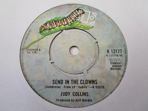 Judy Collins Send In The Clowns 7" Hit Record - Picture 1 of 1