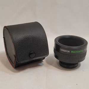 Cambron 2x Tele-Converter for M42 Mount w/ Leather Case - Picture 1 of 7