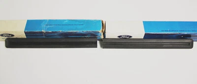 NOS 1975 to 1979 Lincoln Center Rear Bumper Rubstrips - 1 Pair  D5VY-17C830A/B - Image 1 of 3