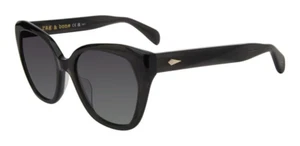 NEW Rag & Bone Black Sunglasses RNB1083/S - Picture 1 of 11