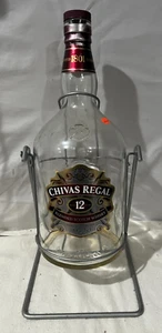 Chivas Regal 12 Whisky Carousel Swinging Cradle Pouring Caddy Bottle 1.75 L - Picture 1 of 9