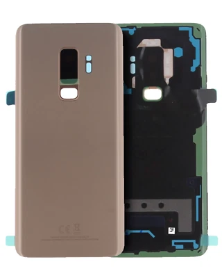 Back Cover Glass With Camera Lens Compatible For Samsung Galaxy S9 Plus (Gold) - Image 1 of 3