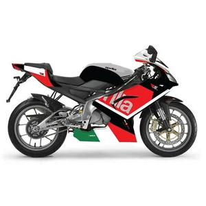 Revestimiento completo (20 piezas) en plata/rojo/verde para Aprilia RS 125 06-11 - Imagen 1 de 9