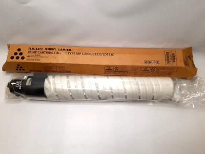 Ricoh 841276 Black Toner Cartridge Aficio MP C3300 Savin C3333 In Box & SEALED - Image 1 of 4
