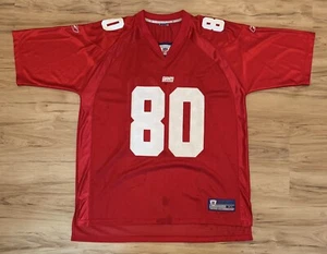 New York Giants Vintage Red Alternative Reebok Mens XL Jeremy Shockey Jersey - Picture 1 of 8