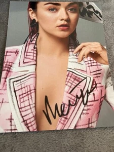 MAISIE WILLIAMS signed Autogramm 20x25cm GAME OF THRONES Mega Sexy Original!! - Bild 1 von 1