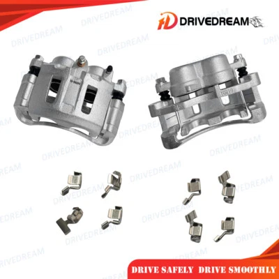 2Pcs For Chevy Blazer S10 GMC Jimmy SonomaFront Brake Calipers w/ Bracket New Foto 1 de 4