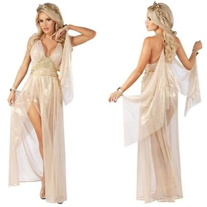 NEW Gilded Goddess Costume Gown Dress Grecian Greek Starline Small Yandy - Picture 1 of 4